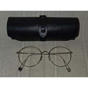 Ahlem Handmade in France Eyeglasses White Gold Place De La Madeleine + Case